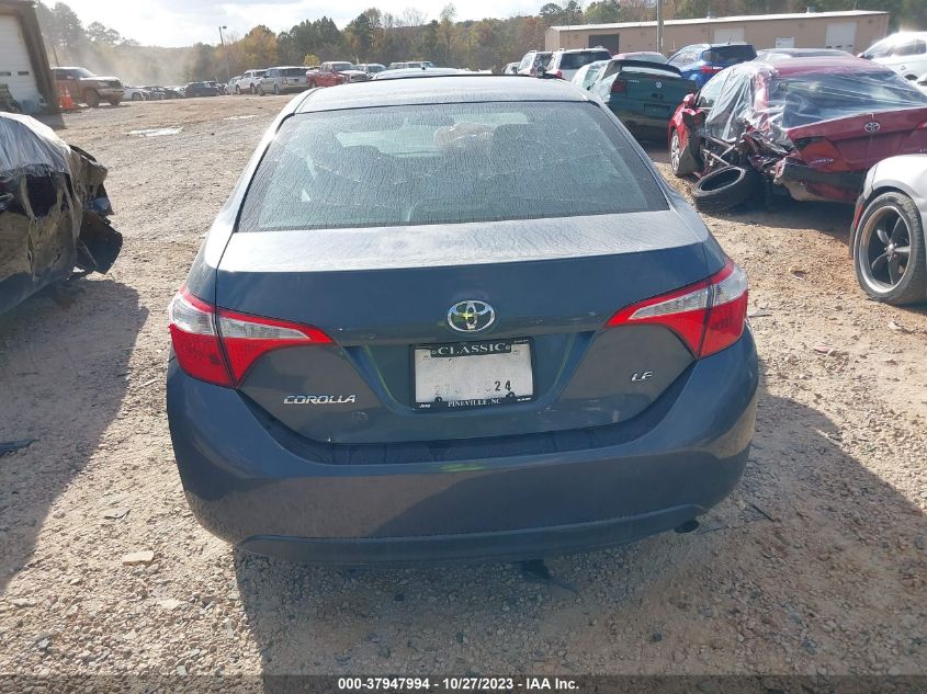 2016 TOYOTA COROLLA LE - 2T1BURHE7GC586066