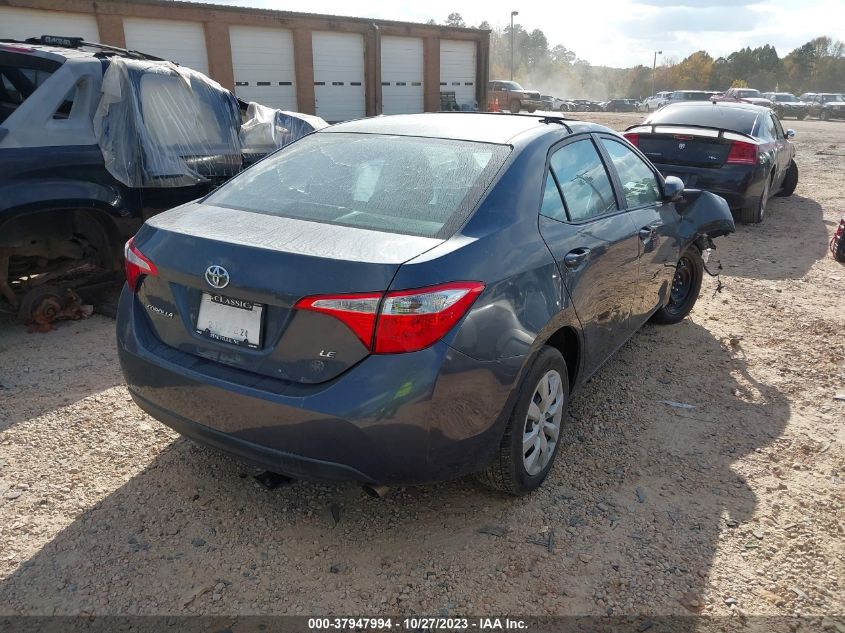 2016 TOYOTA COROLLA LE - 2T1BURHE7GC586066