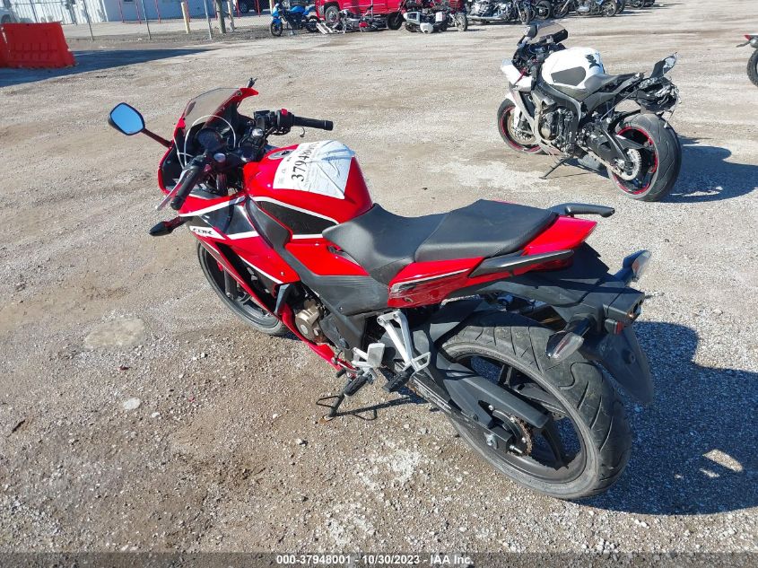 2017 HONDA CBR300 R - MLHNC5104H5300225