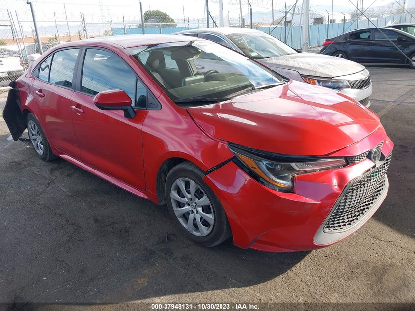 VIN 5YFEPRAE1LP014046 2020 TOYOTA COROLLA LE
