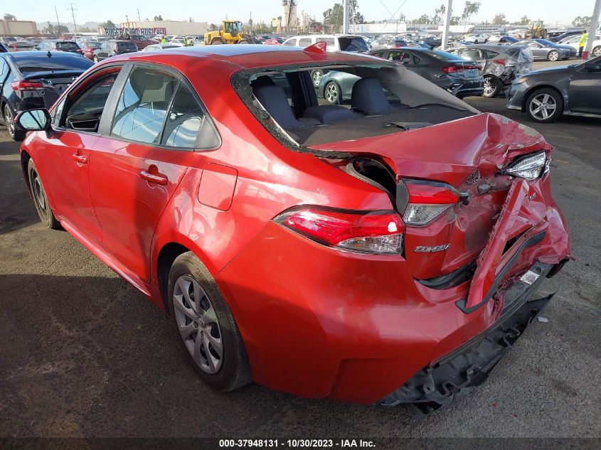 VIN 5YFEPRAE1LP014046 2020 TOYOTA COROLLA LE