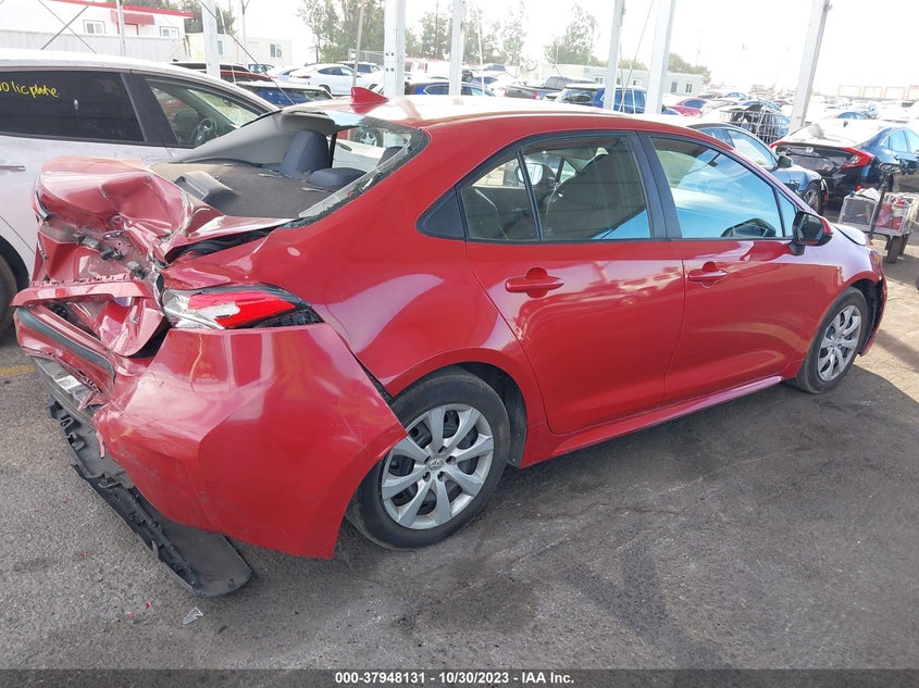 VIN 5YFEPRAE1LP014046 2020 TOYOTA COROLLA LE