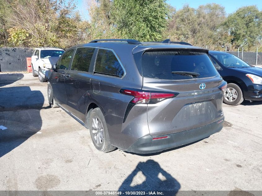 5TDJRKEC8NS43C658 2022 TOYOTA SIENNA, photo no. 3