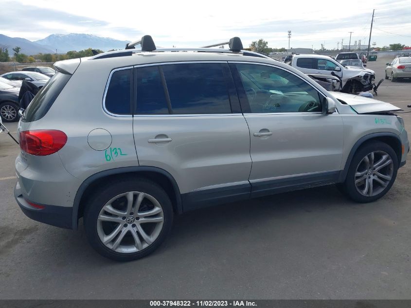 2013 VOLKSWAGEN TIGUAN SEL - WVGBV7AX0DW522351