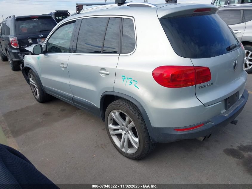 2013 VOLKSWAGEN TIGUAN SEL - WVGBV7AX0DW522351