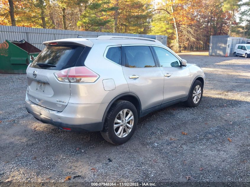 2015 NISSAN ROGUE S/SL/SV - KNMAT2MV7FP505952