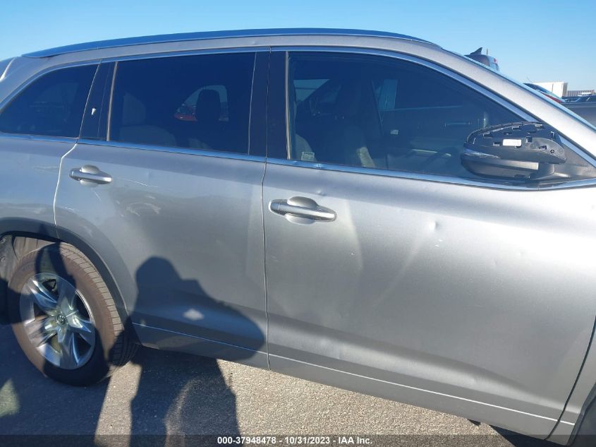 2018 TOYOTA HIGHLANDER LIMITED/LTD PLATINUM - 5TDYZRFH3JS265102