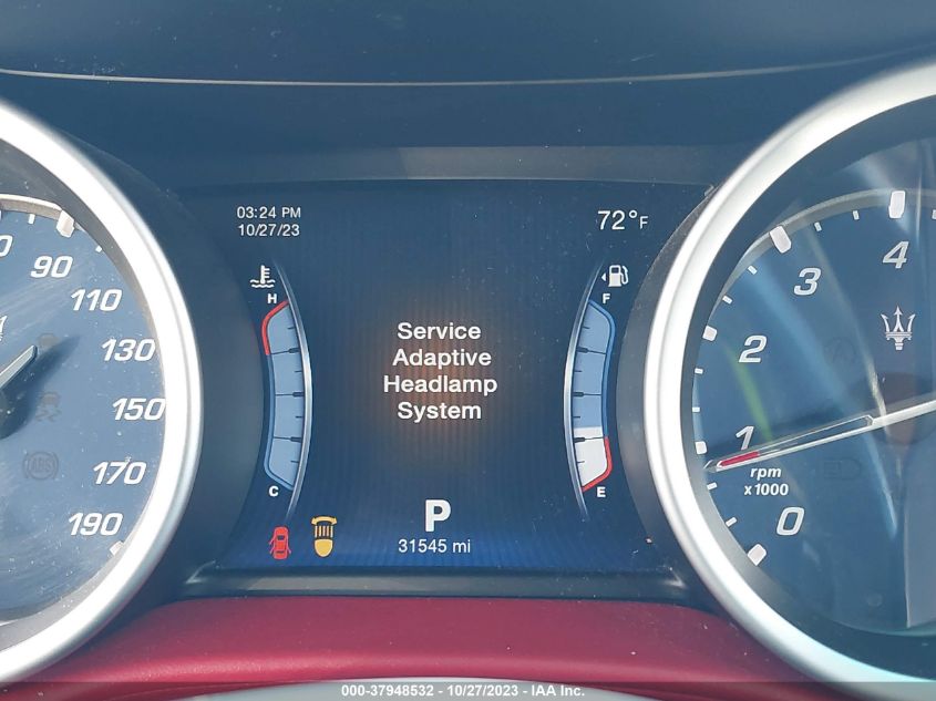 2015 MASERATI GHIBLI S Q4 ZAM57RTA8F1137969