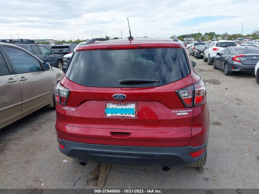 2017 FORD ESCAPE TITANIUM - 1FMCU0JD9HUA49636