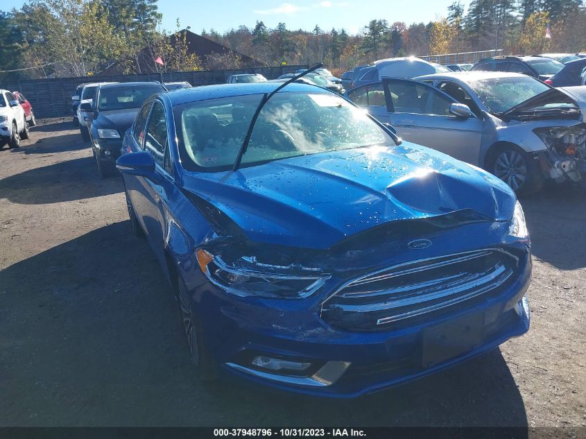 2017 FORD FUSION SE - 3FA6P0T91HR280805