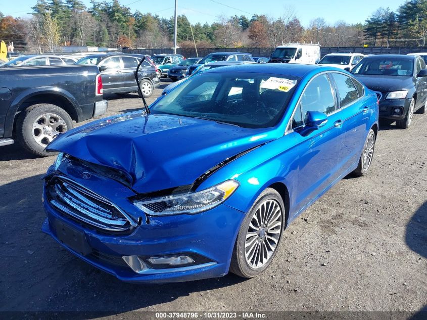 2017 FORD FUSION SE - 3FA6P0T91HR280805