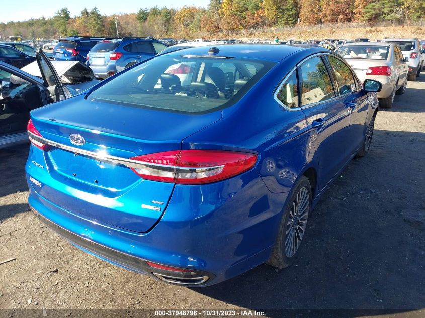 2017 FORD FUSION SE - 3FA6P0T91HR280805