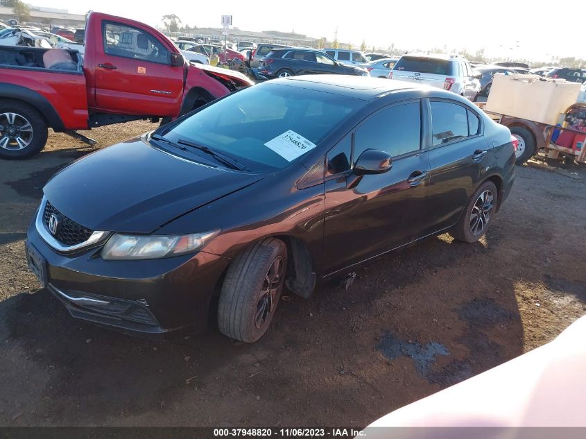 2013 HONDA CIVIC SDN EX - 19XFB2F80DE202542