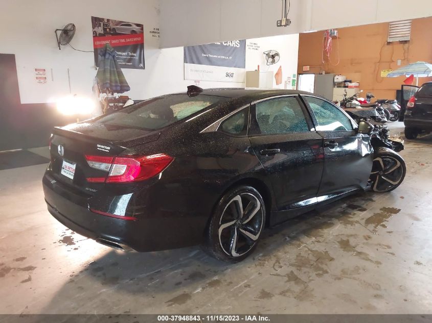 2021 HONDA ACCORD SPORT - 1HGCV1F37MA066455