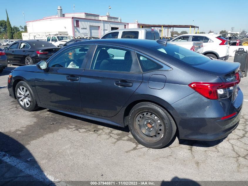 2022 HONDA CIVIC LX - 2HGFE2F26NH529375