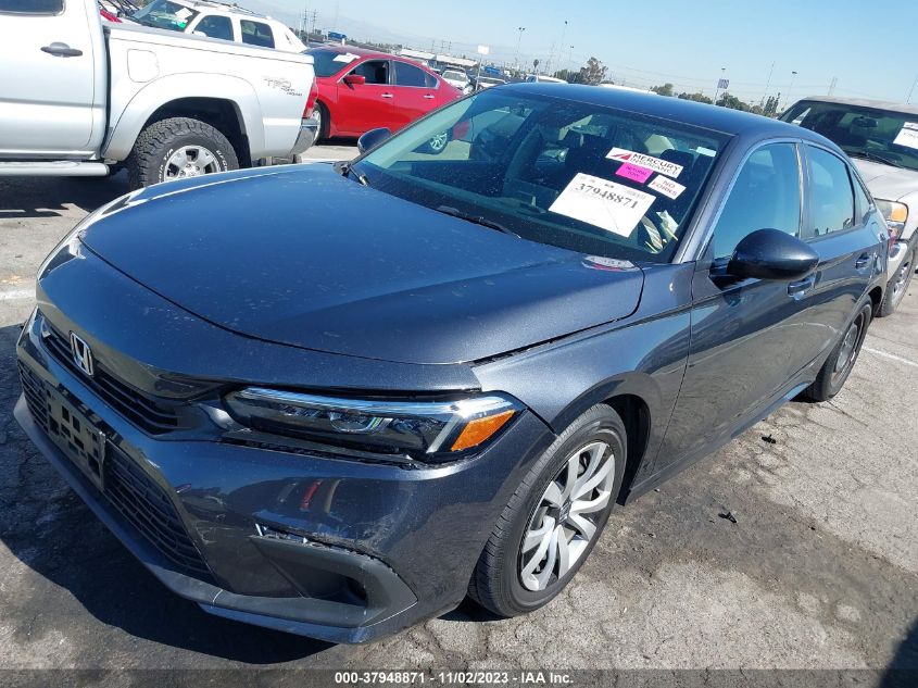 2022 HONDA CIVIC LX - 2HGFE2F26NH529375