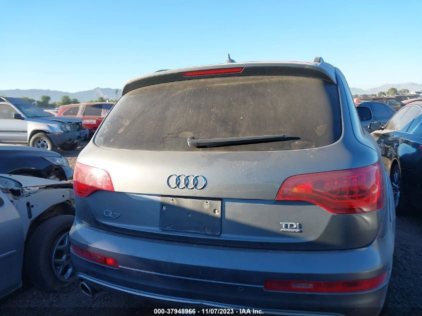 2015 AUDI Q7 3.0 TDI PREMIUM - WA1LMAFE0FD016625
