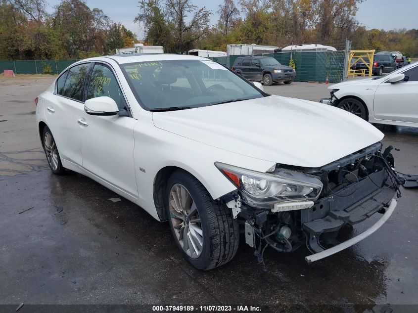 2018 INFINITI Q50 3.0T LUXE - JN1EV7ARXJM445162