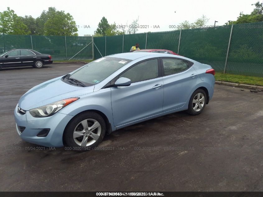 2013 HYUNDAI ELANTRA GLS - KMHDH4AE2DU496828