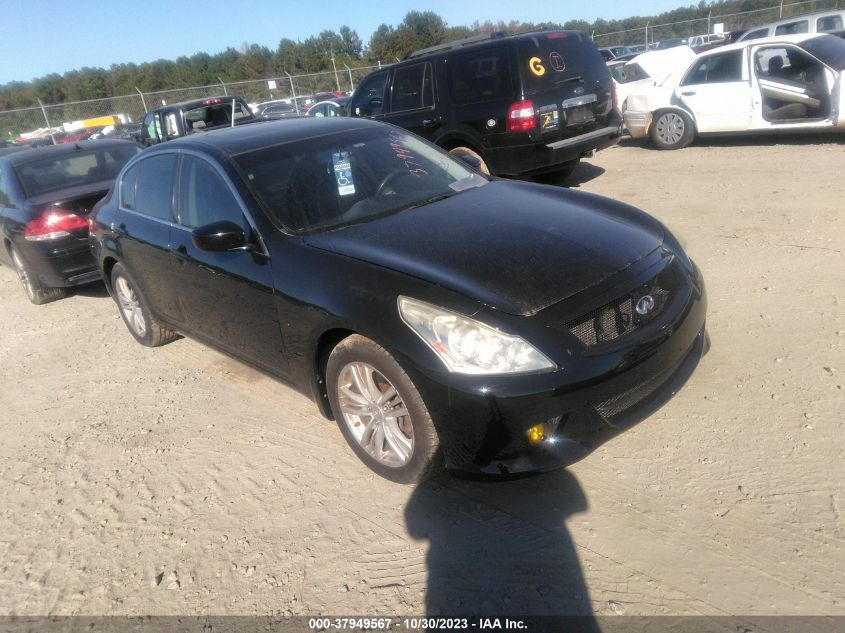 2013 INFINITI G37X X - JN1CV6AR1DM357901