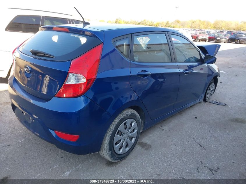 2015 HYUNDAI ACCENT GS - KMHCT5AE1FU204511