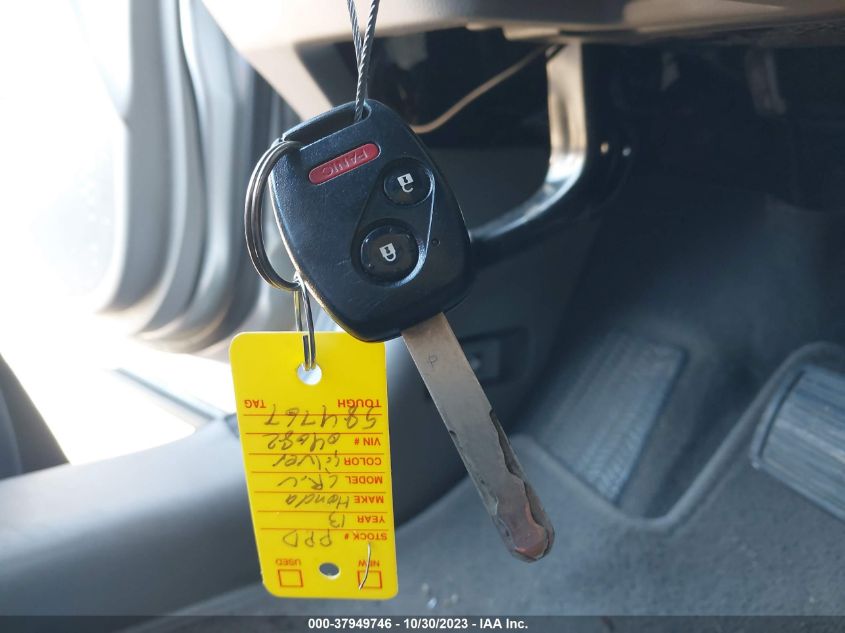 2013 HONDA CR-V LX - 2HKRM4H38DH604082