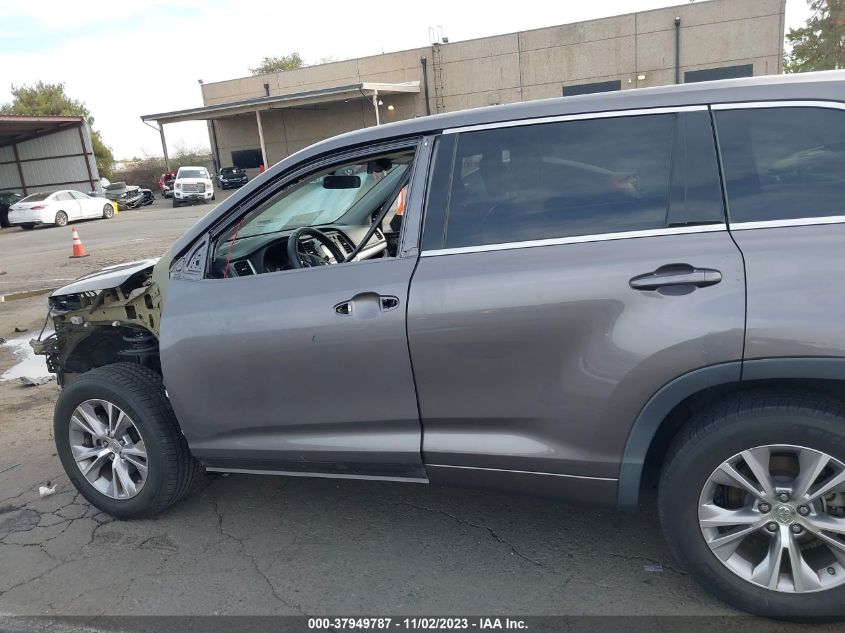 2015 TOYOTA HIGHLANDER LE PLUS V6 - 5TDZKRFH1FS101041