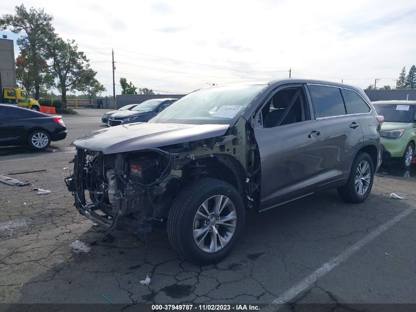 2015 TOYOTA HIGHLANDER LE PLUS V6 - 5TDZKRFH1FS101041