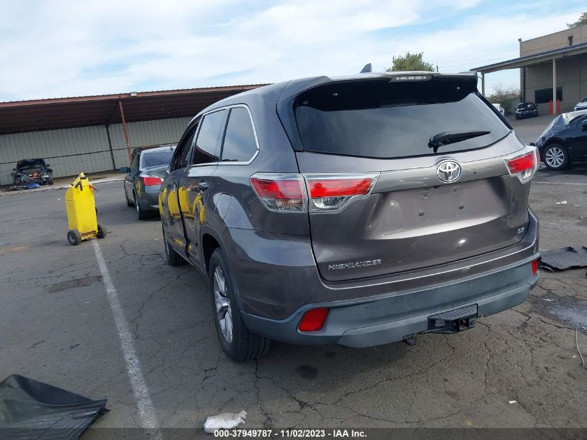 2015 TOYOTA HIGHLANDER LE PLUS V6 - 5TDZKRFH1FS101041