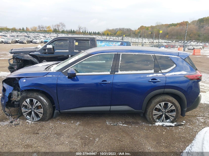 VIN 5N1AT3BB5MC724889 2021 NISSAN ROGUE SV