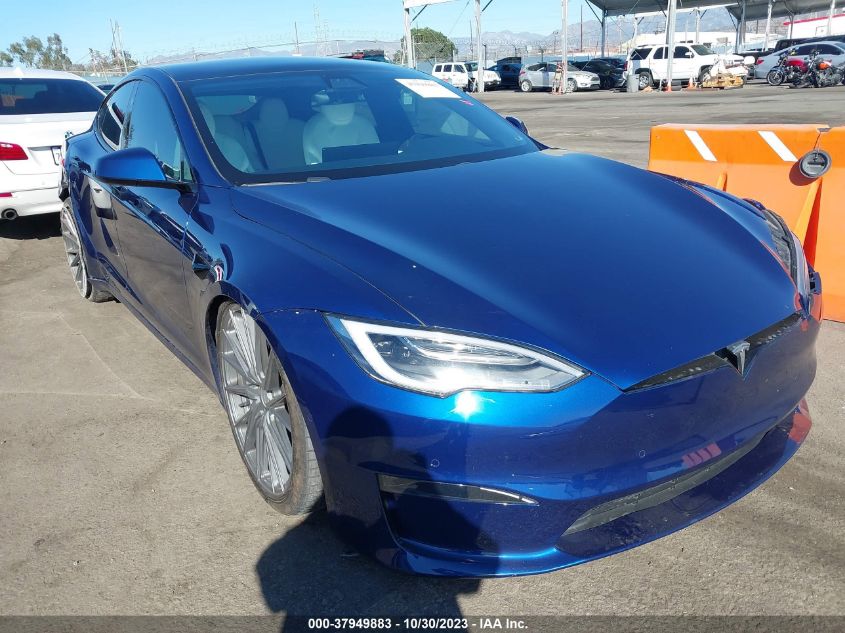 5YJSA1E63MF455635 TESLA MODEL S PLAID TRI MOTOR 2021