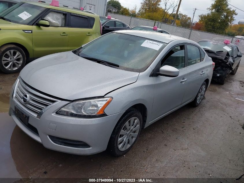 2014 NISSAN SENTRA S - 3N1AB7AP2EY213020