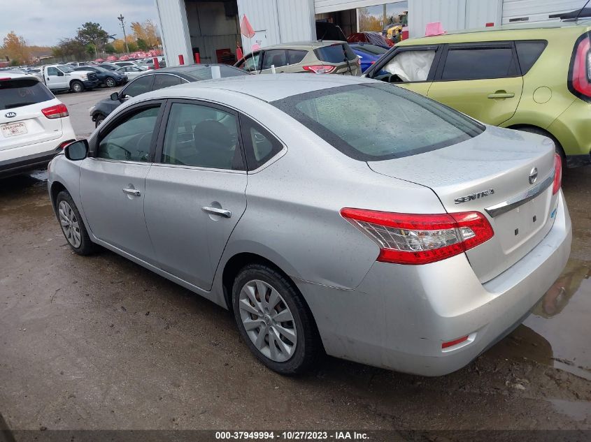 2014 NISSAN SENTRA S - 3N1AB7AP2EY213020