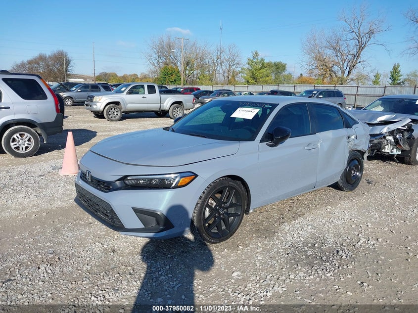 VIN 2HGFE2F5XNH590349 2022 HONDA CIVIC SPORT