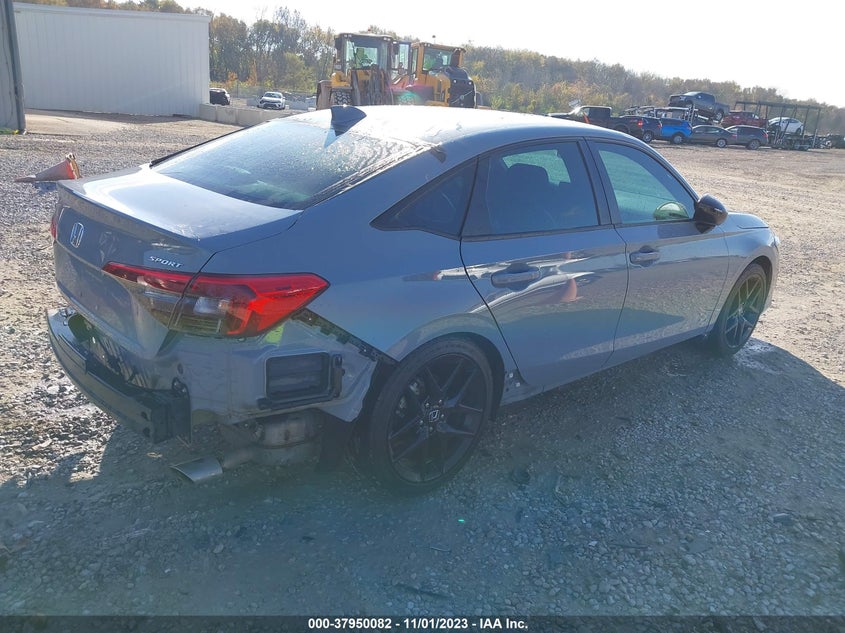 VIN 2HGFE2F5XNH590349 2022 HONDA CIVIC SPORT