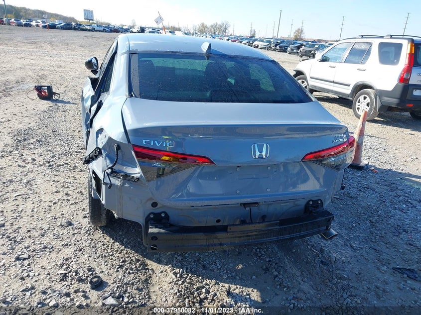 VIN 2HGFE2F5XNH590349 2022 HONDA CIVIC SPORT