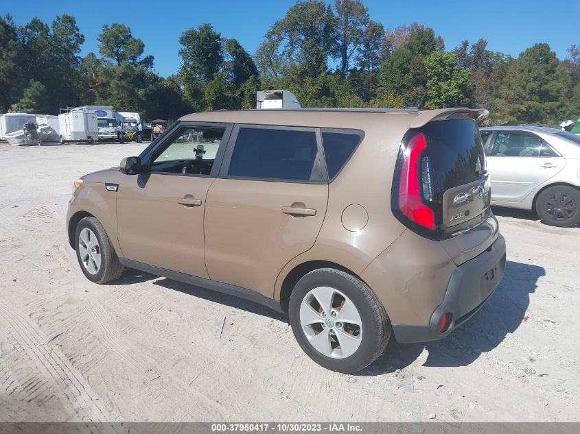 2015 KIA SOUL BASE - KNDJN2A29F7163957