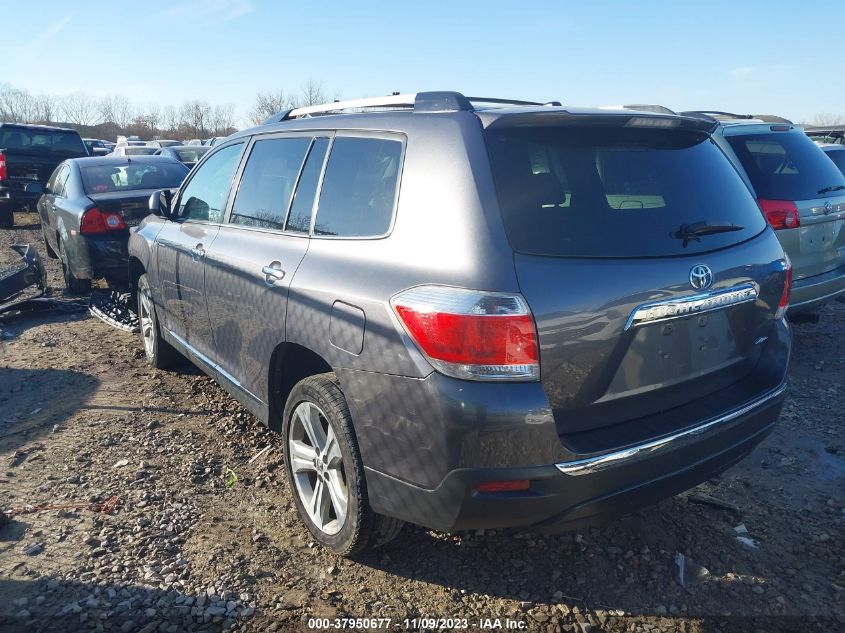 2013 TOYOTA HIGHLANDER LIMITED V6 - 5TDDK3EH5DS265074