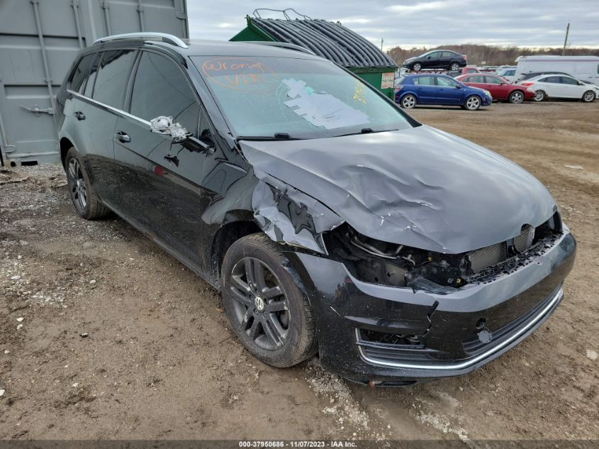 2015 VOLKSWAGEN GOLF SPORTWAGEN TDI SEL 4-DOOR - 3VWCA7AU6FM500624
