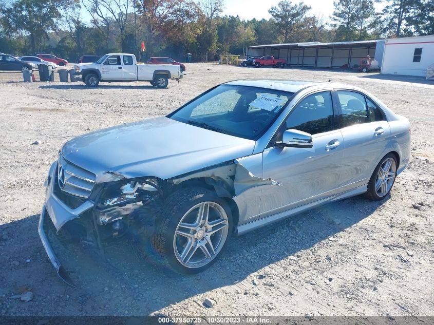2013 MERCEDES-BENZ C 250 SPORT/LUXURY - WDDGF4HB4DR242713