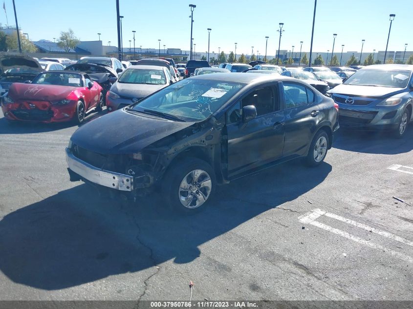 2013 HONDA CIVIC LX - 2HGFB2F50DH509723