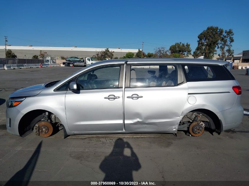 2016 KIA SEDONA L - KNDMA5C10G6183049