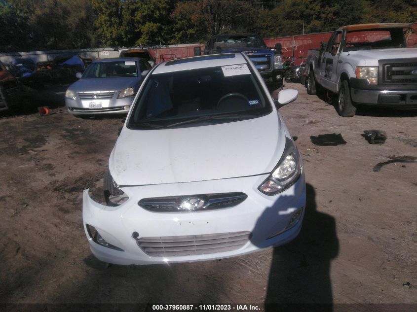 2013 HYUNDAI ACCENT GLS/SE - KMHCU5AE5DU136885