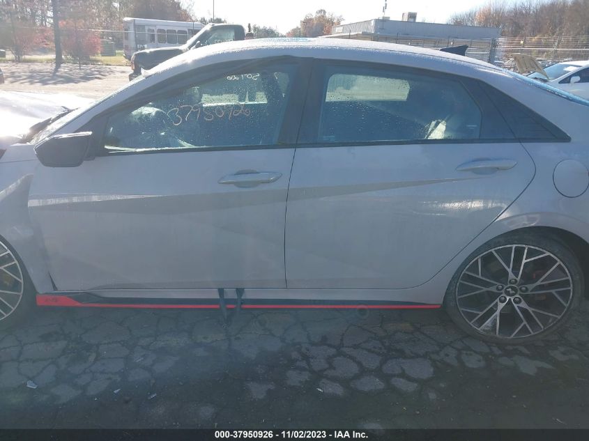 2022 HYUNDAI ELANTRA N - KMHLW4AKXNU008508