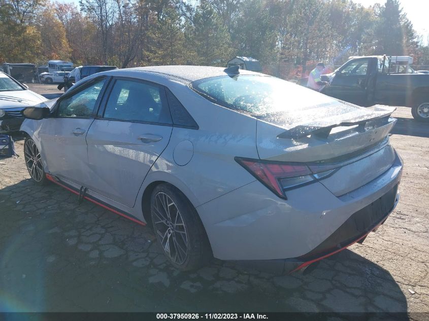 2022 HYUNDAI ELANTRA N - KMHLW4AKXNU008508