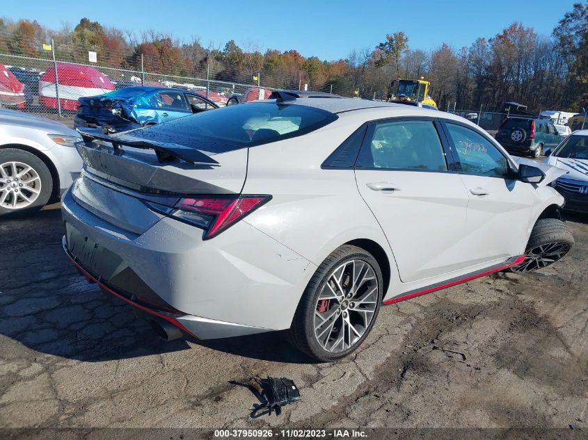 2022 HYUNDAI ELANTRA N - KMHLW4AKXNU008508