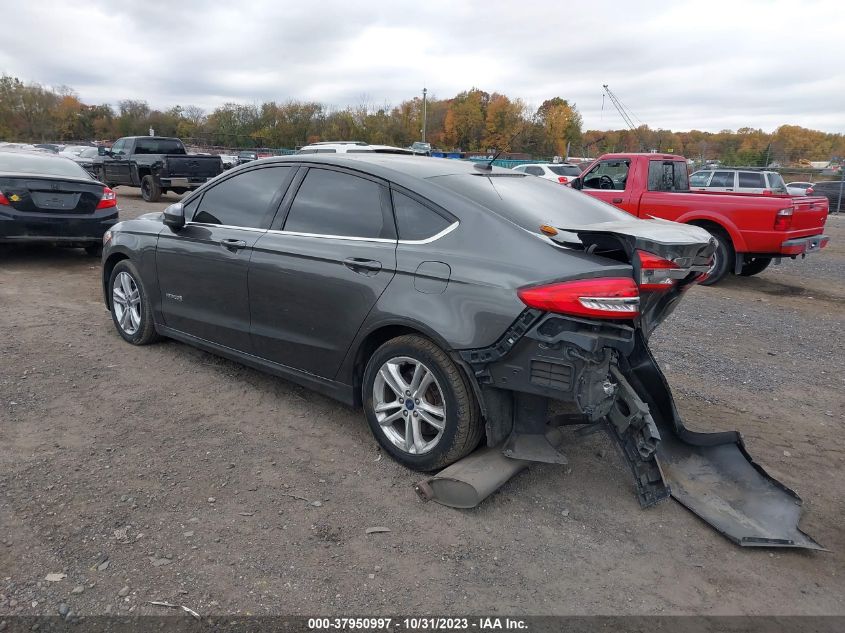 2018 FORD FUSION S HYBRID - 3FA6POUU1JR210214