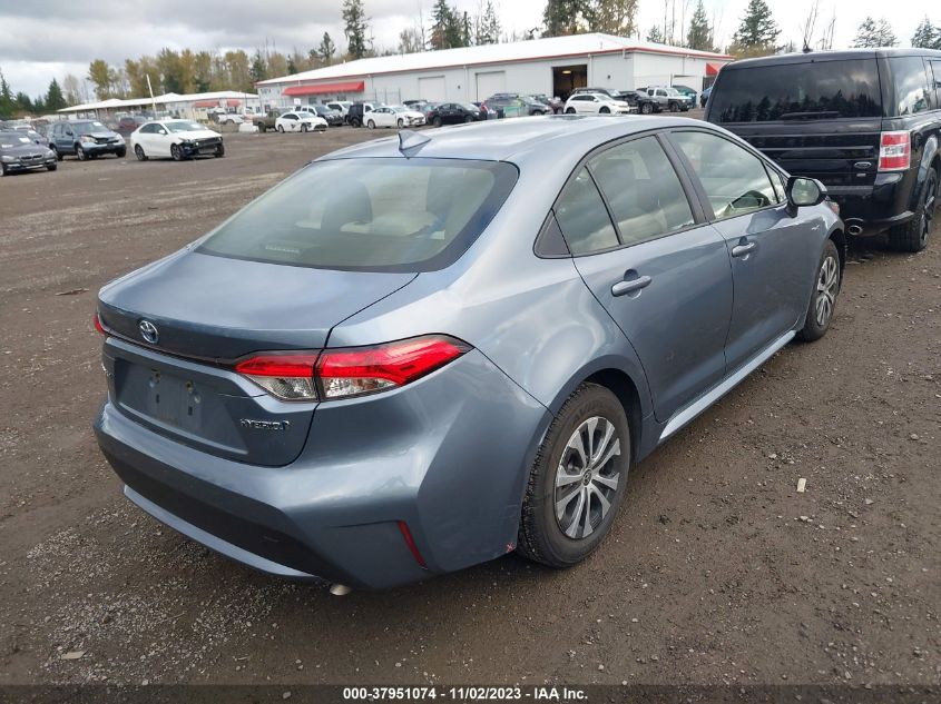 2021 TOYOTA COROLLA HYBRID LE - JTDEAMDE9MJ016083