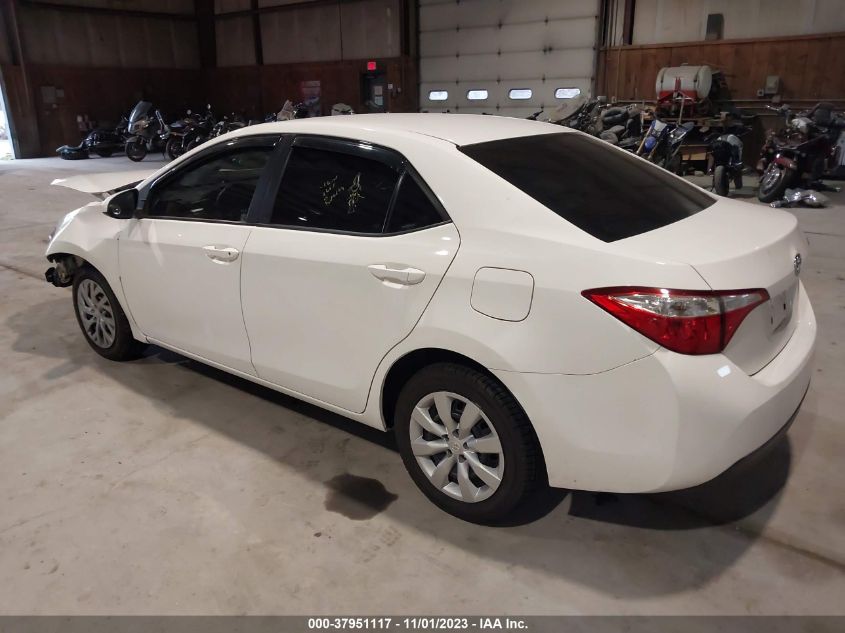 2016 TOYOTA COROLLA LE - 5YFBURHE8GP548622