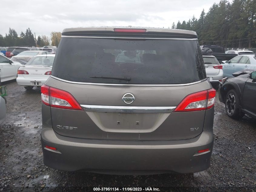 2014 NISSAN QUEST SV - JN8AE2KP1E9105696